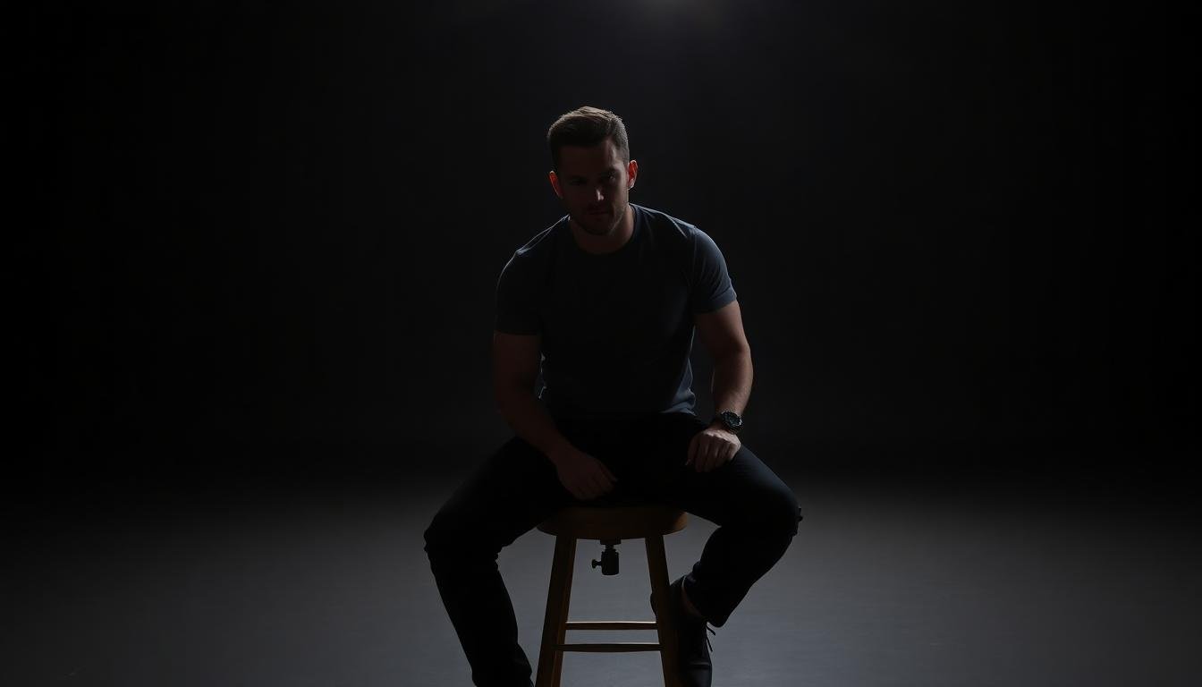 channing tatum minimalist studio portrait 1