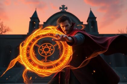 doctor strange glowing rune new york sanctum