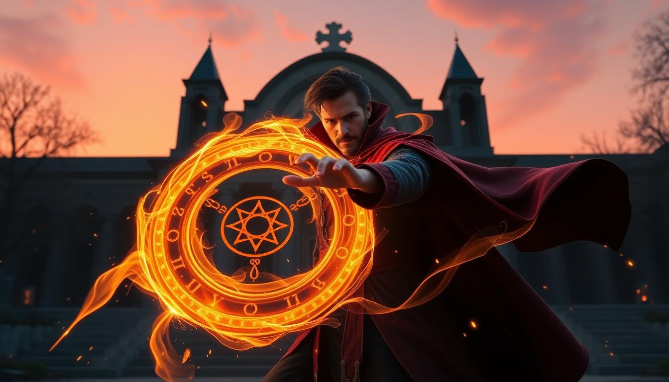 doctor strange glowing rune new york sanctum