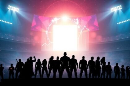 marvel avengers heroic silhouettes portal glow