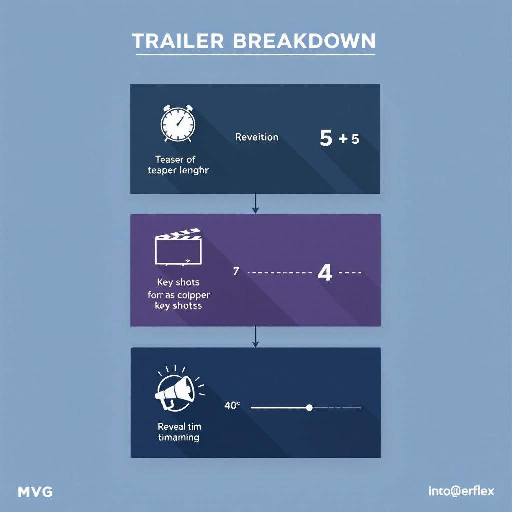 Avengers: Doomsday Trailer Leak Before D23? What’s Being Claimed, What’s Likely, and How to Read the Rumors 3 minimal infographic trailer breakdown icons