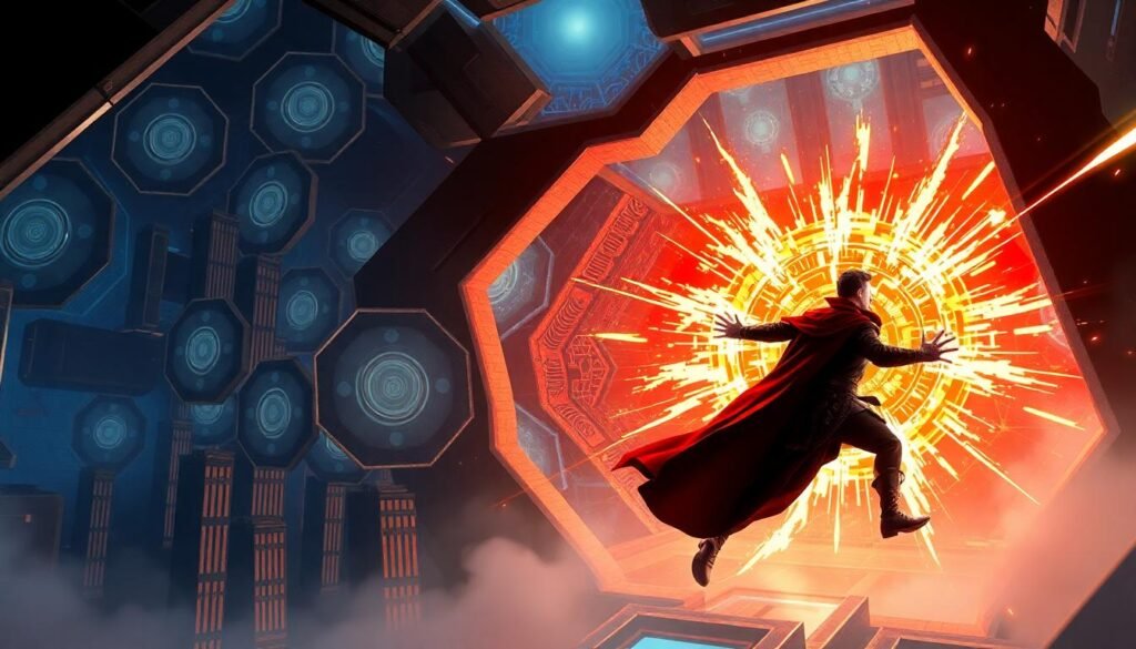 The Evolution of Doctor Strange in U.S. Cinema: From Sorcerer to Multiverse Architect 3 mirror dimension battle folding city geometry
