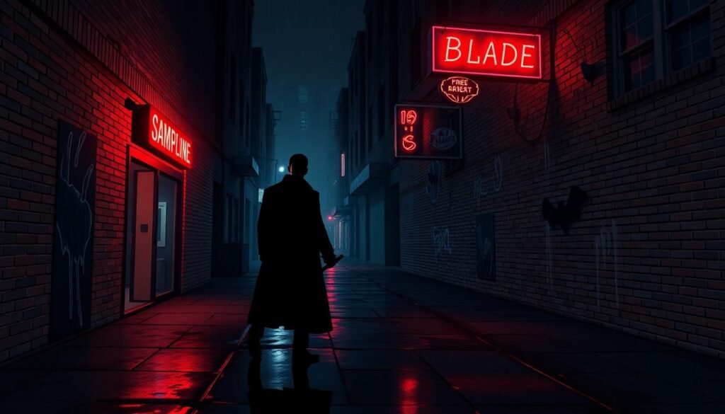 Marvel Zombies Trailer Drops as Blade Animated Show Details Emerge 3 neo noir vampire hunter katana alley