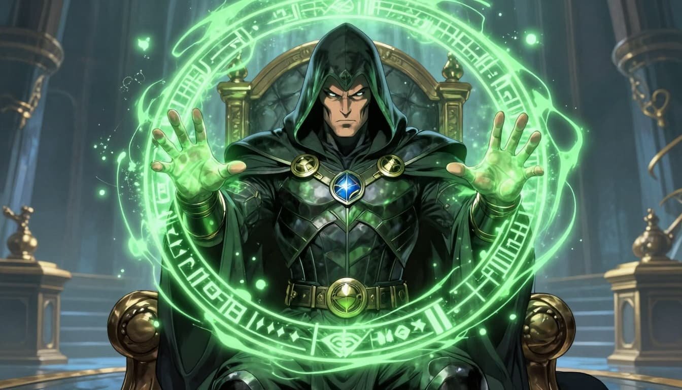 Marvel Confirms Doctor Doom’s 2 Main Powers In The MCU 1 doctor doom casting green mystical spell f9e87413
