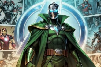 doctor doom comic collage avengers illustration e2617876